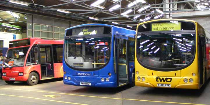 Trent Barton Wright bodied Scania L94UB 656 & Volvo B7RLE 750